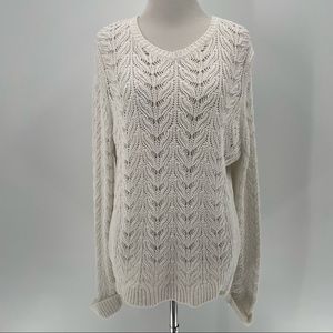 LOFT Woman’s White Sweater